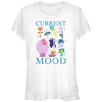 Disney / Pixar's Inside Out 2 Current Mood Juniors' Fitted Graphic Tee
