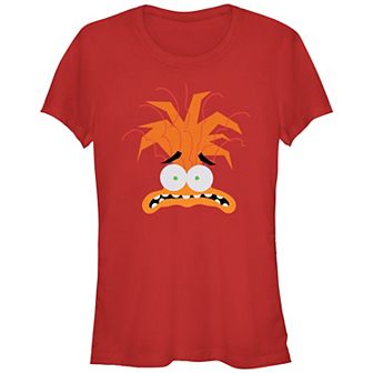 Disney / Pixar's Inside Out 2 Anxiety Head Juniors' Fitted Graphic Tee