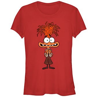 Disney / Pixar's Inside Out 2 Anxious Anxiety Juniors' Fitted Graphic Tee