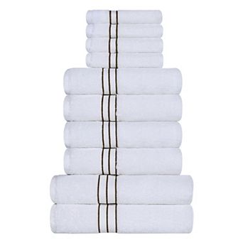 SUPERIOR 10 pc Turkish Cotton Ultra-Plush Towel Set