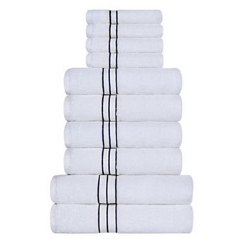 SUPERIOR 10 pc Turkish Cotton Ultra-Plush Towel Set