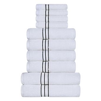 SUPERIOR 10 pc Turkish Cotton Ultra-Plush Towel Set