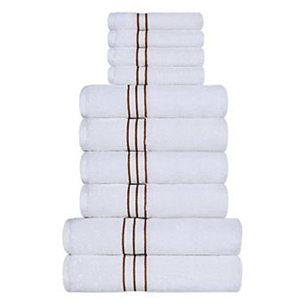 SUPERIOR 10 pc Turkish Cotton Ultra-Plush Towel Set