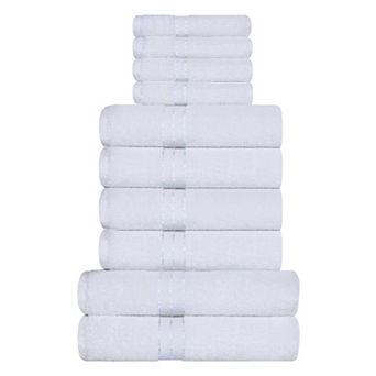 SUPERIOR 10 pc Turkish Cotton Ultra-Plush Towel Set
