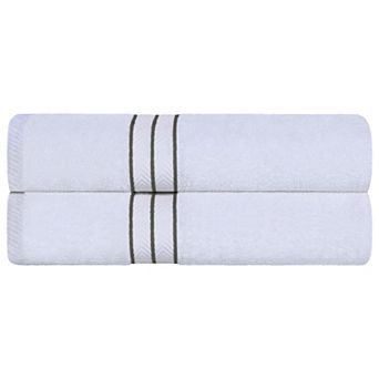 SUPERIOR 2 pc Turkish Cotton Ultra-Plush Bath Sheet Set