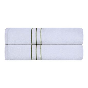 SUPERIOR 2 pc Turkish Cotton Ultra-Plush Bath Sheet Set