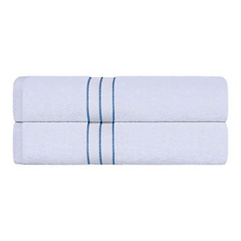 SUPERIOR 2 pc Turkish Cotton Ultra-Plush Bath Sheet Set