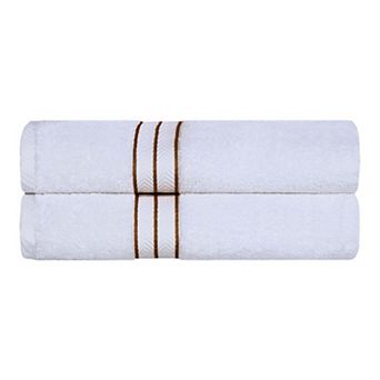 SUPERIOR 2 pc Turkish Cotton Ultra-Plush Bath Sheet Set