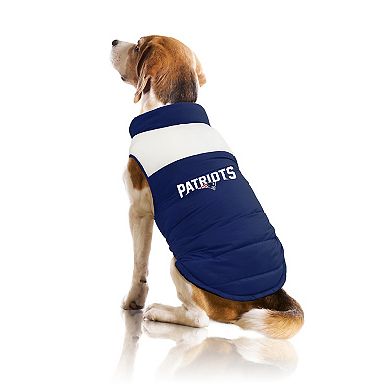 NFL New England Patriots Pet Parka Puff Vest