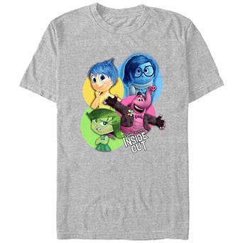 Disney / Pixar's Inside Out Emotions Stickers Men's Graphic Tee