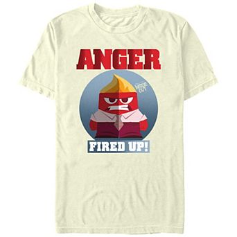 Disney / Pixar's Inside Out Anger Fired Up! Men's Graphic Tee