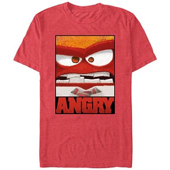 Disney / Pixar's Inside Out Angry Look Men's Graphic Tee