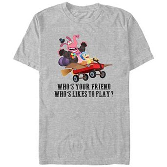 Disney / Pixar's Inside Out Who's Your Friend Who Likes To Play? Men's Graphic Tee