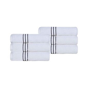 SUPERIOR 6 pc Turkish Cotton Ultra-Plush Hand Towel Set