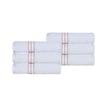 SUPERIOR 6 pc Turkish Cotton Ultra-Plush Hand Towel Set