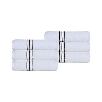 SUPERIOR 6 pc Turkish Cotton Ultra-Plush Hand Towel Set