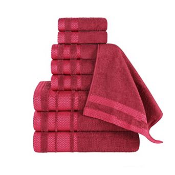 SUPERIOR 9 pc Hays Cotton Absorbent Towel Set