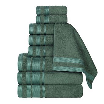 SUPERIOR 9 pc Hays Cotton Absorbent Towel Set