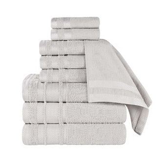 SUPERIOR 9 pc Hays Cotton Absorbent Towel Set