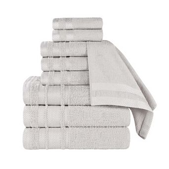 SUPERIOR 9 pc Hays Cotton Absorbent Towel Set