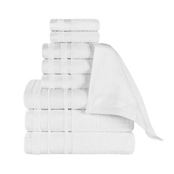 SUPERIOR 9 pc Hays Cotton Absorbent Towel Set