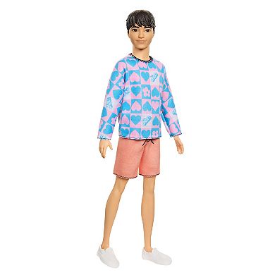 Barbie Fashionistas Ken Doll #219 With Slender Body & Removable Outfit