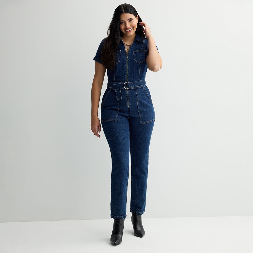 Women's INTEMPO™ Denim Zip Jumpsuit