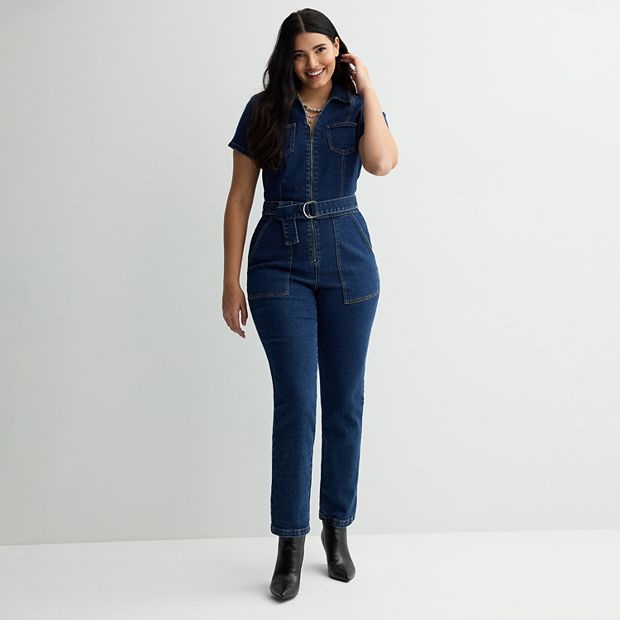 Women's INTEMPO™ Denim Zip Jumpsuit