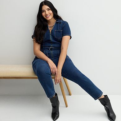 Women's INTEMPO™ Denim Zip Jumpsuit