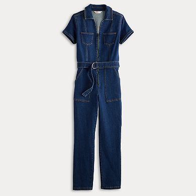 Women's INTEMPO™ Denim Zip Jumpsuit
