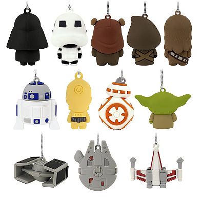 Hallmark Star Wars Countdown Calendar Paper Tree Set With 12 Mini Ornaments