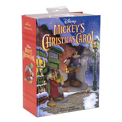 Disney's Mickey Mouse Christmas Carol 2-pc. Hallmark Christmas Ornament Set