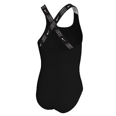 Girls Nike Logo Tape Big Kids' Crossback One-Piece