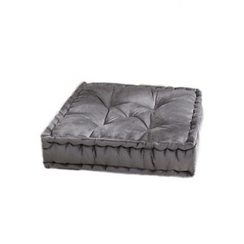 Sweet Home Tufted Square Floor Pillow