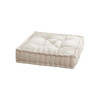 Sweet Home Tufted Square Floor Pillow