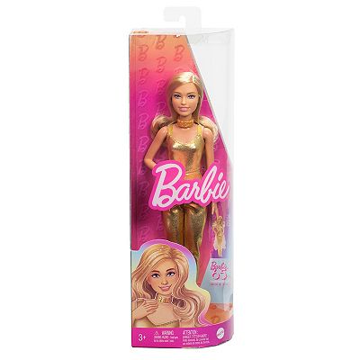 barbie fashionistas barbie doll gold dress Barbie Fashionistas Doll main image 0