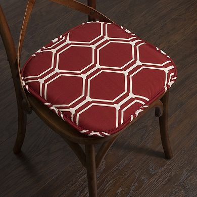 Sweet Home Mirage Hexagonal Print Memory Foam Chair Cushion 12 Pack