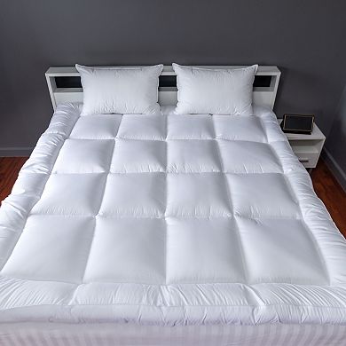 Pointehaven 240-Thread Count Cotton Hypo-Allergenic Mattress Topper