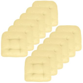 Sweet Home Indoor-Outdoor Reversible Patio Seat Cushion Pad 12 Pack