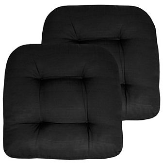 Sweet Home Indoor-Outdoor Reversible Patio Seat Cushion Pad 2 Pack