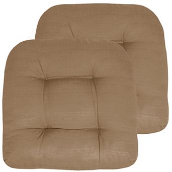 Sweet Home Indoor-Outdoor Reversible Patio Seat Cushion Pad 2 Pack