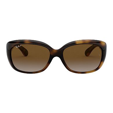 Ray-Ban Jackie Ohh II RB4101 58mm Rectangle Gradient Polarized Sunglasses