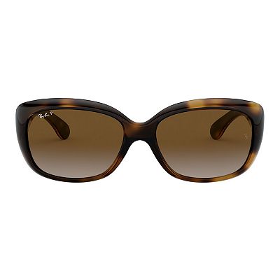 Ray-Ban Jackie Ohh II RB4101 58mm Rectangle Gradient Polarized