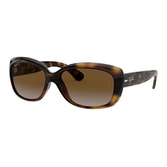 Ray-Ban Jackie Ohh II RB4101 58mm Rectangle Gradient Polarized Sunglasses