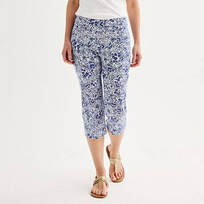 Croft and barrow womens stretch capris best sale