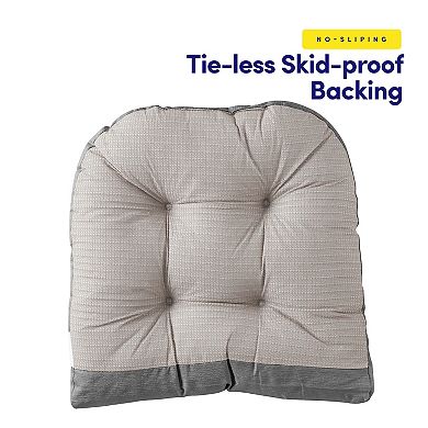 Sweet Home 2 Piece Tufted Non Slip Rocking Chair Cushion Set