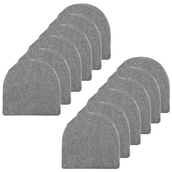 Sweet Home 12-Pack U-Shape Molded Memory Foam Chair Cushions with Ties