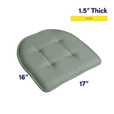 Sweet Home 12-Pack U-Shaped Memory Foam No-Slip Back Chair Cushions