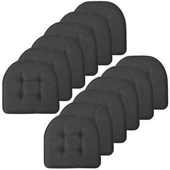 Sweet Home 12-Pack U-Shaped Memory Foam No-Slip Back Chair Cushions
