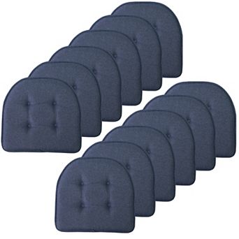 Sweet Home 12-Pack U-Shaped Memory Foam No-Slip Back Chair Cushions